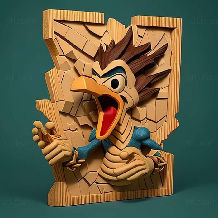 3D model Woody Woodpecker game (STL)